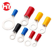 RNB圆环端子M3 M4 M5 M6 M8 M10 M12PVC尼龙绝缘接地片