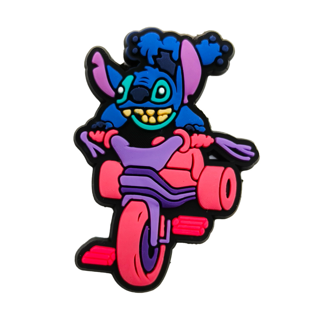 かわいい漫画スティッキシリーズ洞靴花pvcソフトガーデン靴diy装飾ボタン