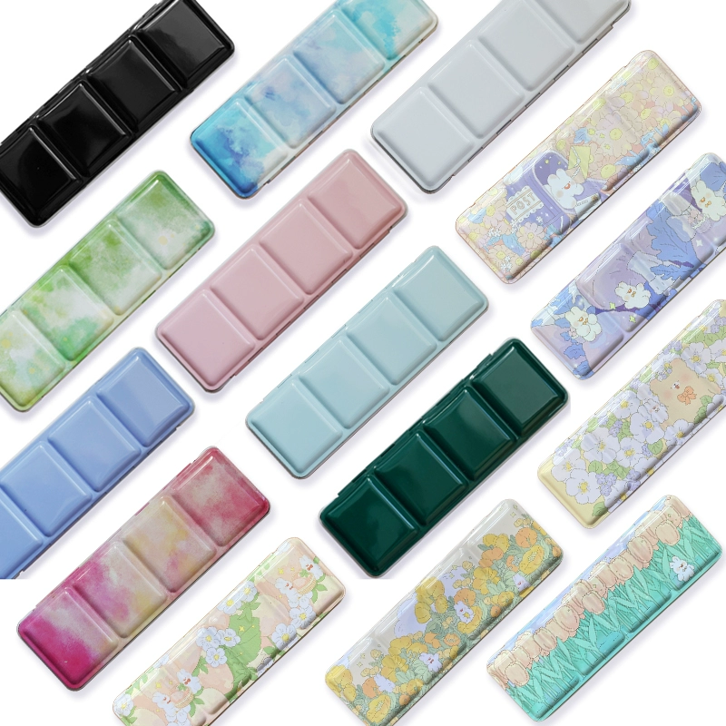 Акварель пигментные конфеты серии 24 цветных железных коробок 48 цветных железных коробок