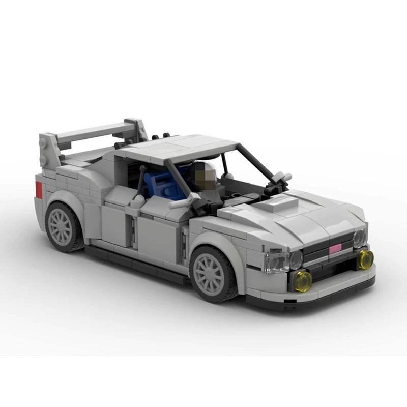 MOC-31818 совместимый с Лего Subaru WRX STi сборка из мелких частиц скорость 8 сетка модель автомобиля