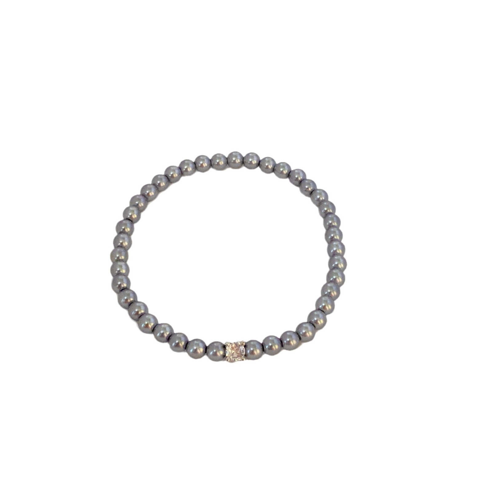 elegant fashionable bracelet with zircon pearl