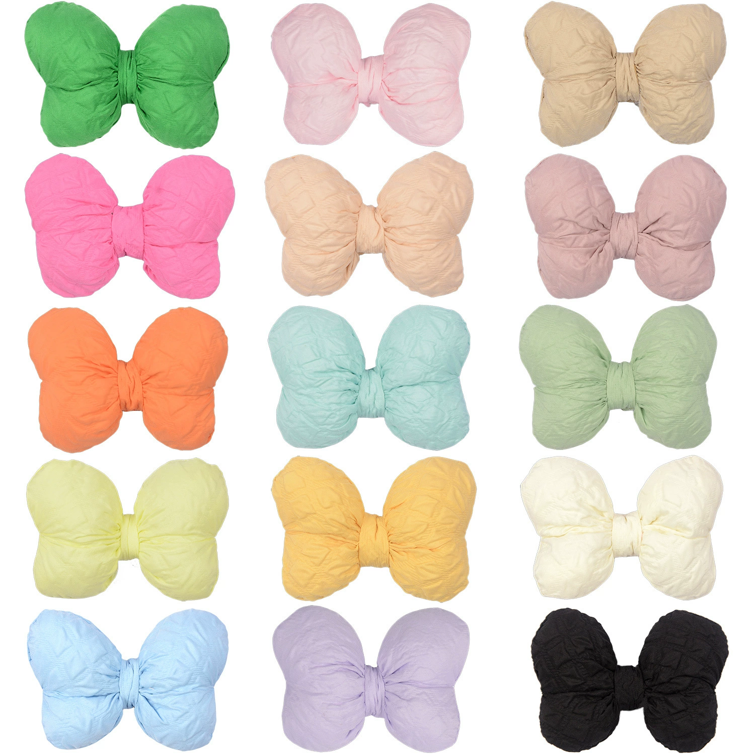 Карамельный цвет хлопок бант полиэстер кукла DIY ювелирные изделия ручной работы головной убор аксессуары для одежды обувь цветочные аксессуары