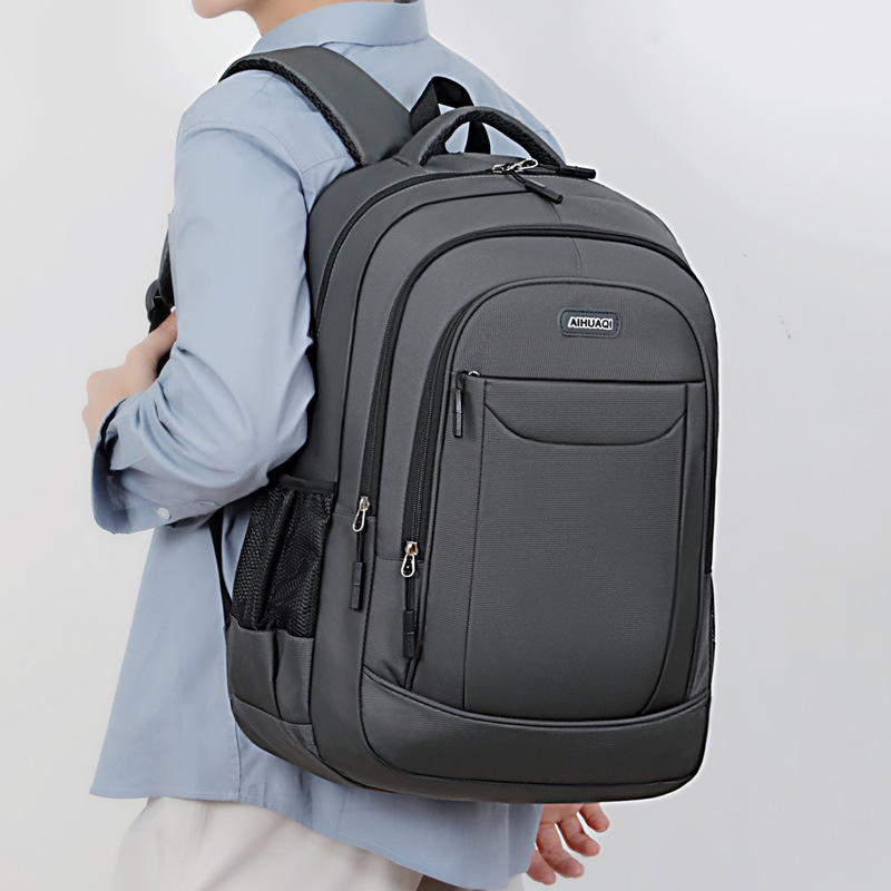 Large-Capacity Men's Backpack, Business Casual Style Backpack, Oxford Cloth Computer Backpack, Daily Commuting Travel Bag