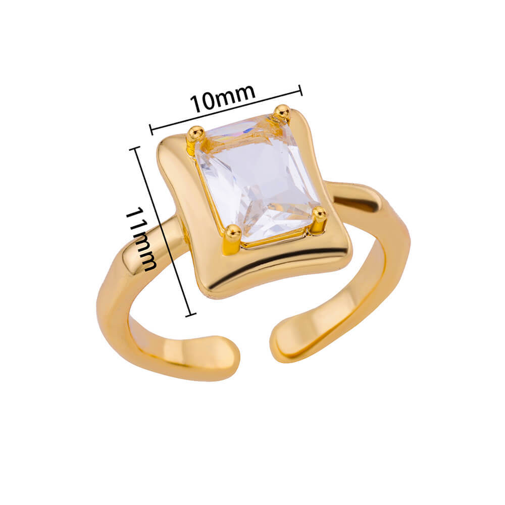 10g Weight Zircon Inlay Material Rings Classification Adjustable Ring Size 1 Piece Quantity Daily Occasion Copper Material Irregular, Heart Shape Pattern All Seasons Season Women's Gender Plating Design Elegant, Simple Style Style Wholesale Jewelry Elegant Simple Style Irregular Heart Shape Copper Zircon Plating Rings 22