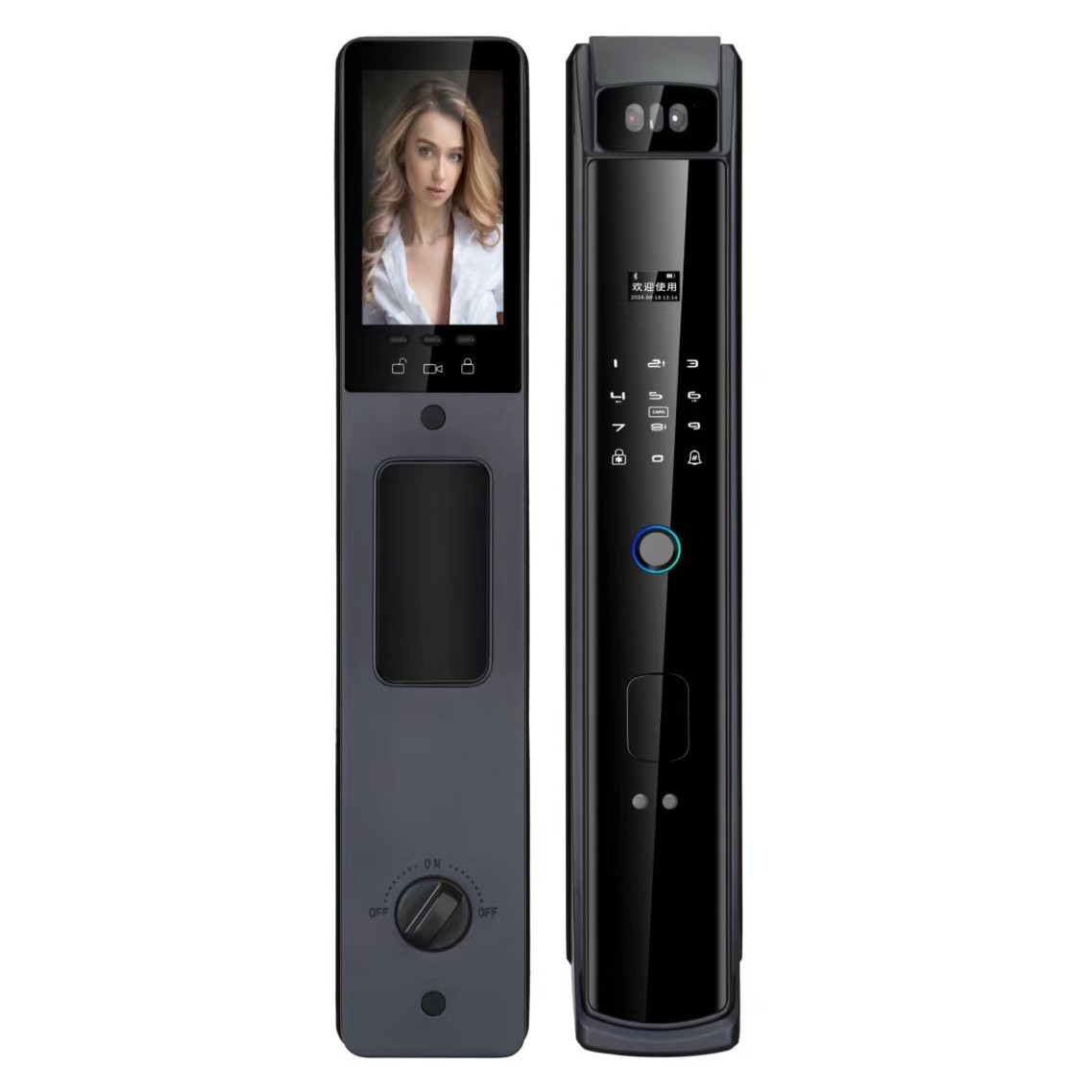 Cerradura automática de huellas digitales puerta antirrobo doméstica cerradura inteligente cerradura electrónica puerta de entrada cerradura contraseña antirrobo