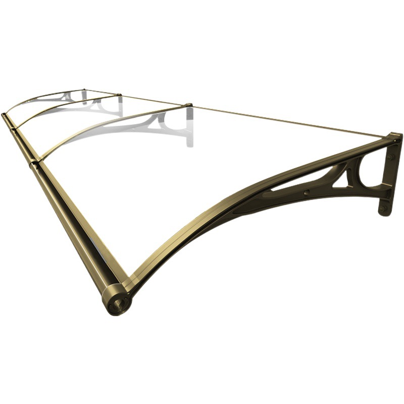 Gran fregadero, toldo de aleación de aluminio, toldo de lluvia, aleros de construcción de lluvia, terraza transparente, balcón, ventana salediza, mejora