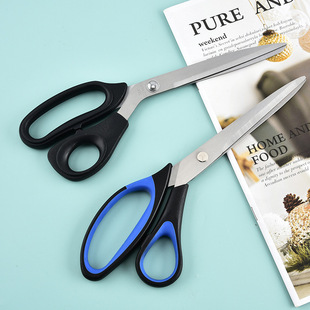 Large Tailor Scissors Multi-function Cut Thumbs Hand-cut Stationery Office Scissors Thickened Stainless Steel Household Scissors