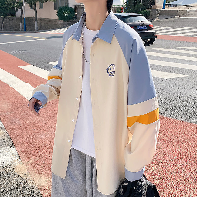 Yc11 khaki color high quality cool silk cotton shirt