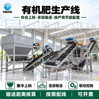 云南养殖环保设备 猪粪鸡粪牛粪农牧秸秆发酵成套有机肥生产线