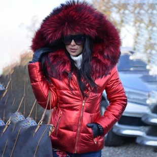 Mao collar hooded bread coat�����̿��Bñ��ë��q�޷��W��Ů�b