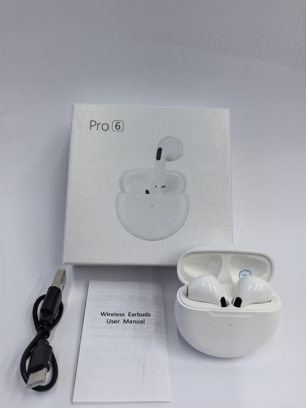 爆款pro6蓝牙耳机无线入耳式游戏运动tws耳机长续航大电量 j6耳机|undefined