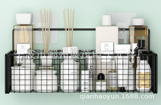 床头置物架墙上免打孔书架宿舍寝室壁挂式收纳架床上挂篮上铺