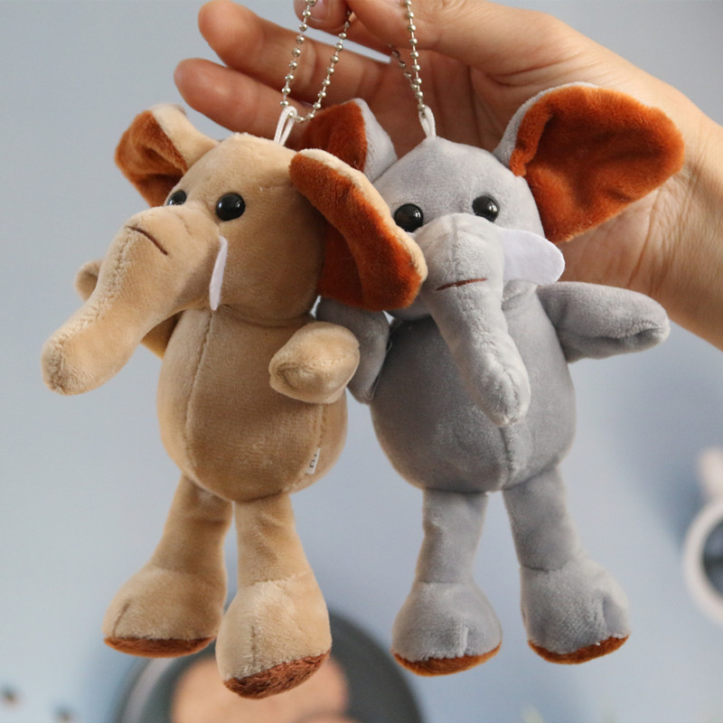 Llavero de Peluche con Diseño de Elefante, Adorno para Bolso de Mujer, Pequeño Regalo al por Mayor