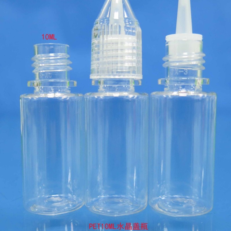Pet 10mlキラキラ水晶蓋滴瓶食用色素3点セット瓶アルコールインク瓶紋刺繍色瓶|undefined