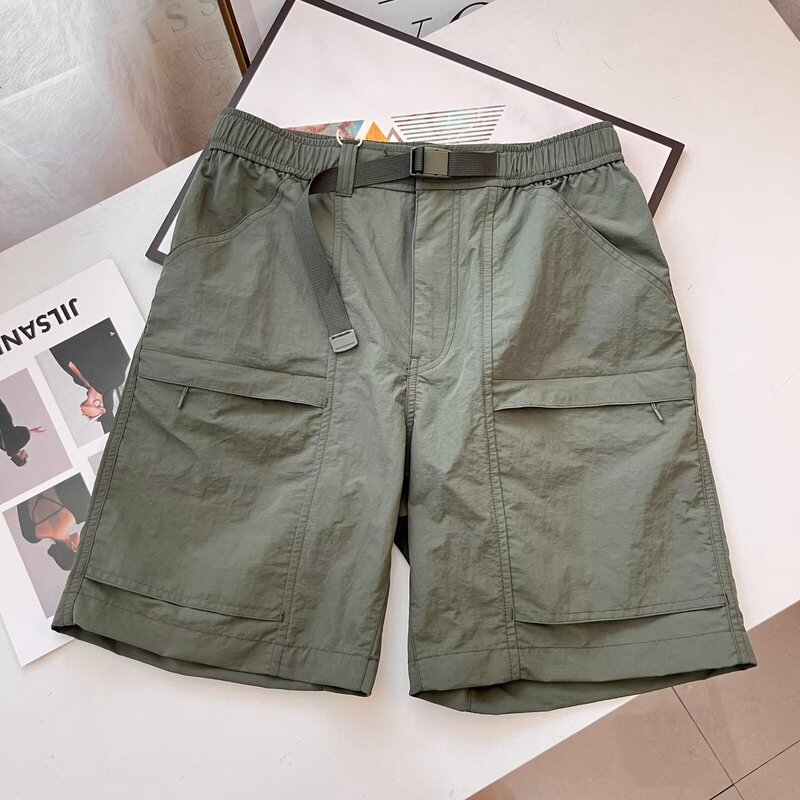 Island single! American Functional Workwear Shorts Men's Clothing Women's Nylon Casual Sports Quick-drying Thin Mid-length Pants Breathable