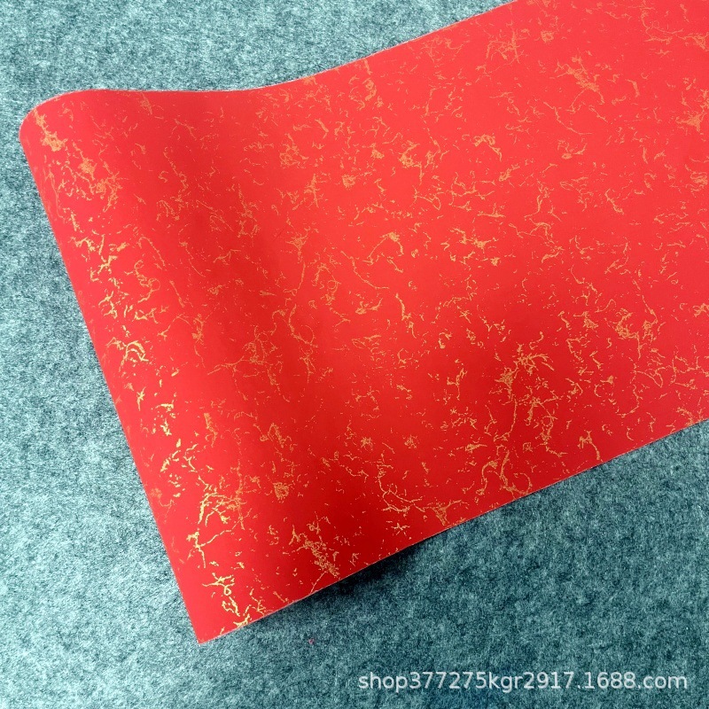 Papel de alambre de oro largo papel de dibujo de oro blanco Buda amarillo engrosado pincel de escritura práctica de caligrafía papel especial
