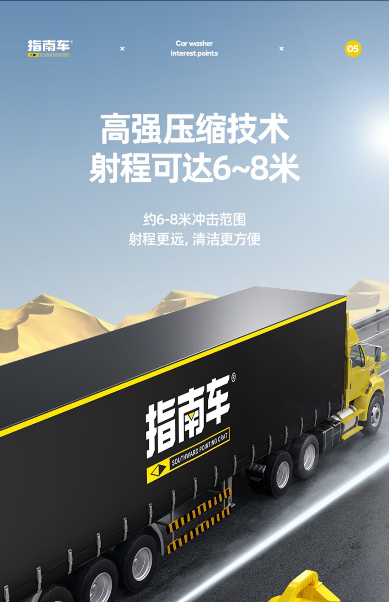 Suitable for Guanzhicheng household high-pressure car washer, 220v high-power portable car washing water gun