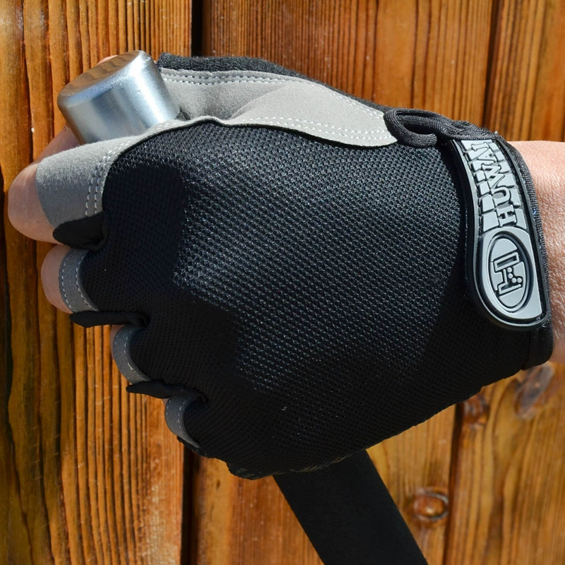 Guantes de fitness de medio dedo para adultos para mujer, deportes finos al aire libre, montañismo, pesca, antideslizante, transpirable, guantes de protección solar para ciclismo