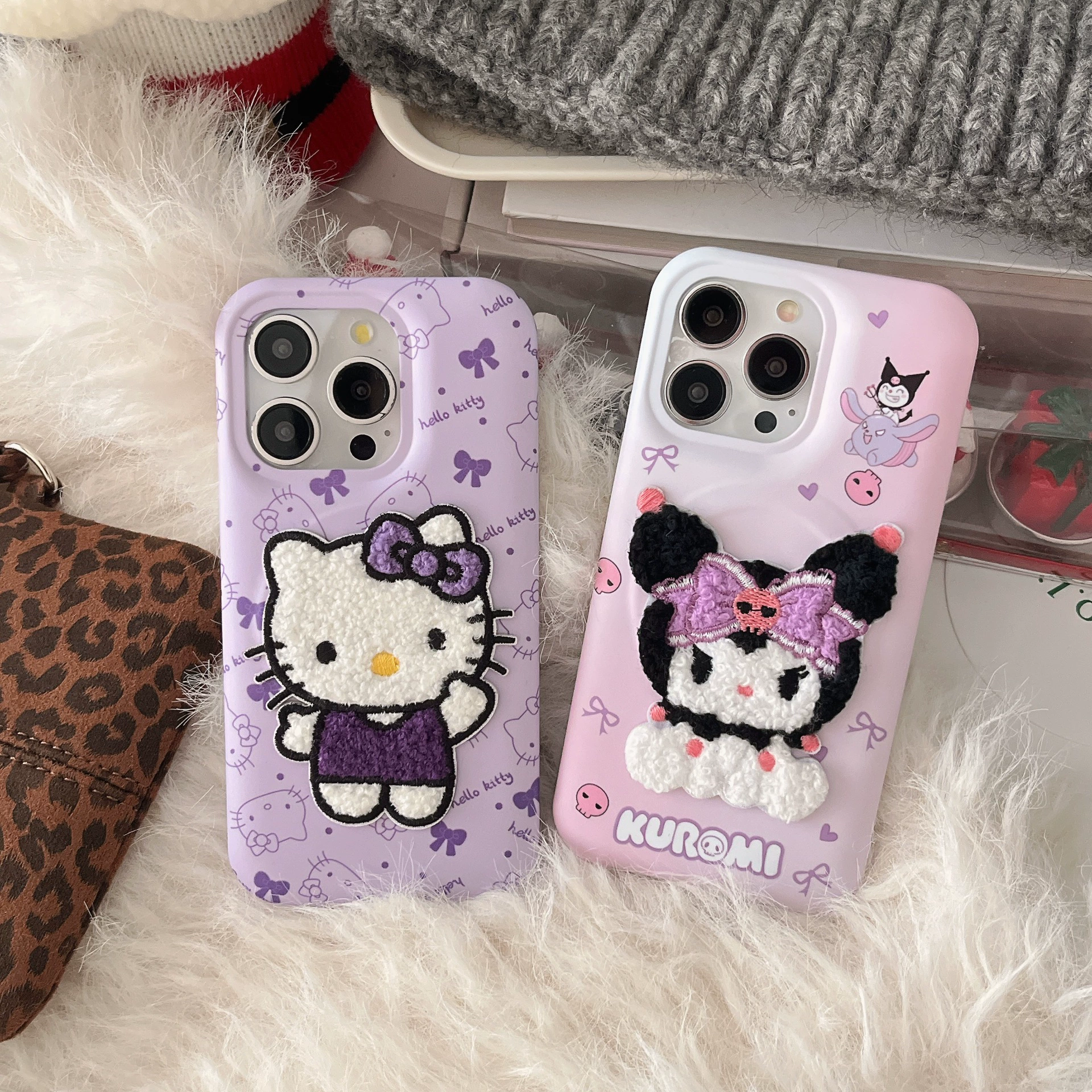 Hello kitty, яблоко, совместимый iPhone 15, iPhone14 Pro, чехол для телефона, с вышивкой, iPhone, 14