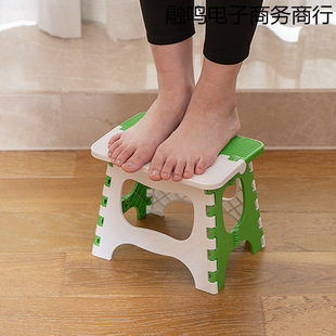 Plastic Folding Stool for Adults and Children, Small Bench, Outdoor Portable Fishing Stool, Extra Large