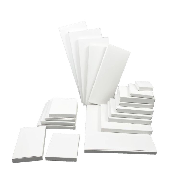 Caja de embalaje para calcetines, caja de papel ultrafina personalizada, caja blanca, caja plana de Amazon, caja blanca pequeña, caja cuadrada de cartón blanco
