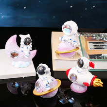 星際漫步盲盒創意星星小夜燈太空人模型玩具男孩生日禮物樹脂禮品