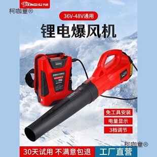 High-Power Portable Handheld Lithium-Ion Leaf Blower for Blowing Snow and Fallen Leaves on Roads, Electric Leaf Blower Metabo