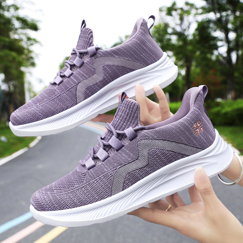 Zapatos de verano nuevos zapatos de mujer poco profundos zapatos de correr casuales zapatos cómodos zapatos de madres respirables zapatos deportivos de mediana edad