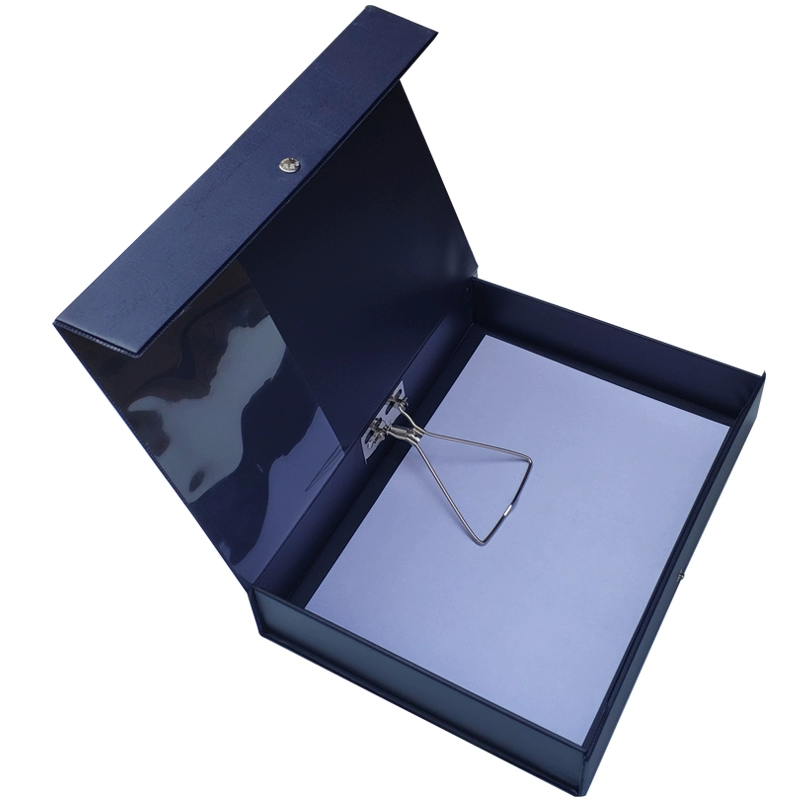File box A813 office file box Case data box A4 document box with iron clamp three inches