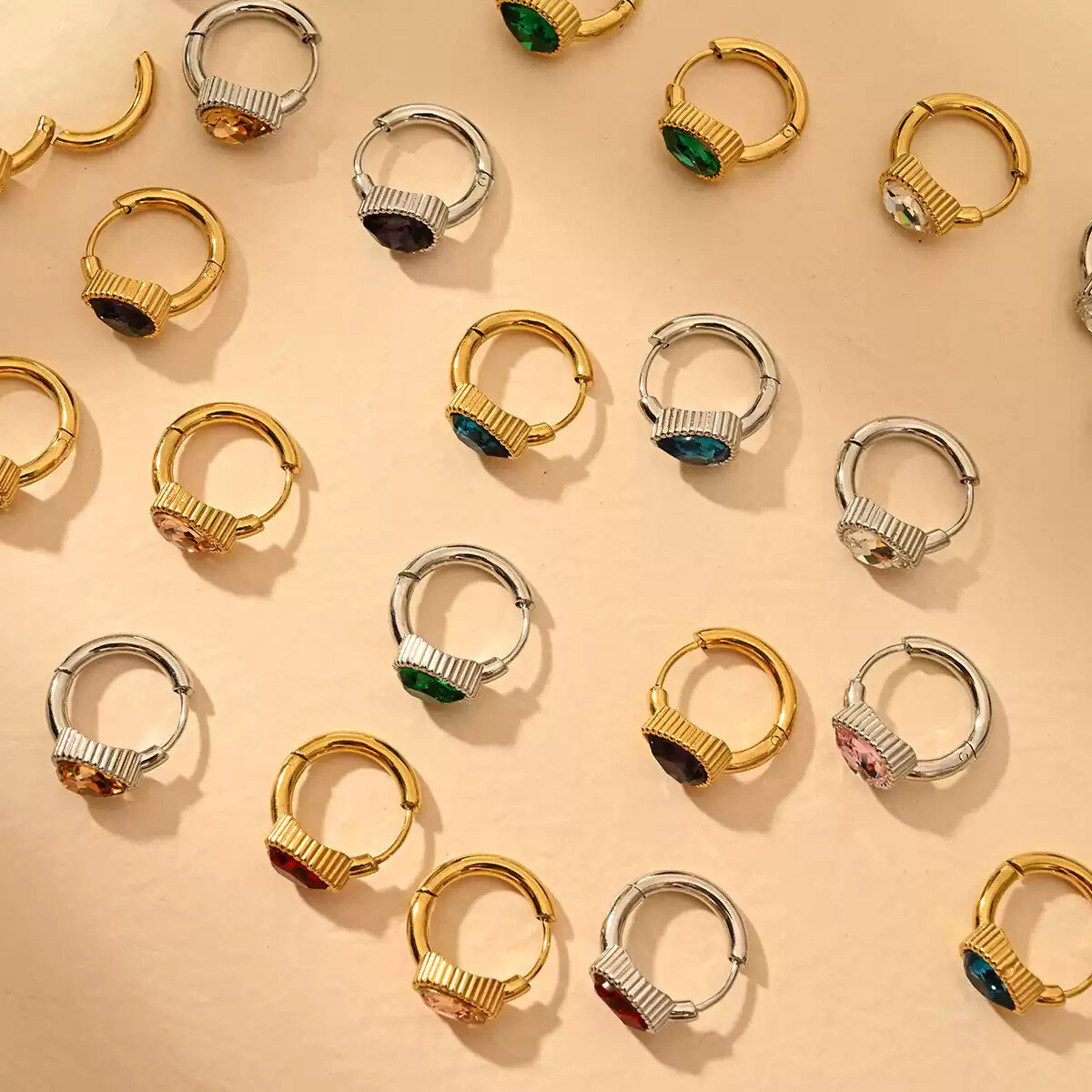 Labret stud lip piercing jewelry styling detail