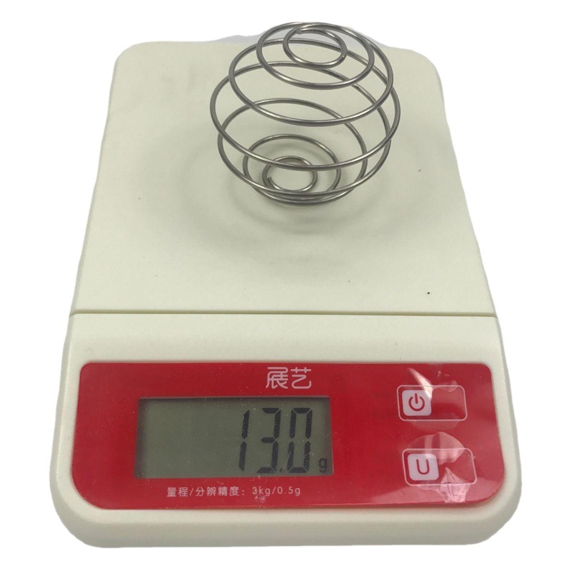 Gran 13g taza de sacudida 304 bola de acero inoxidable proteína en polvo Bola de agitación de calidad alimentaria Bola de primavera