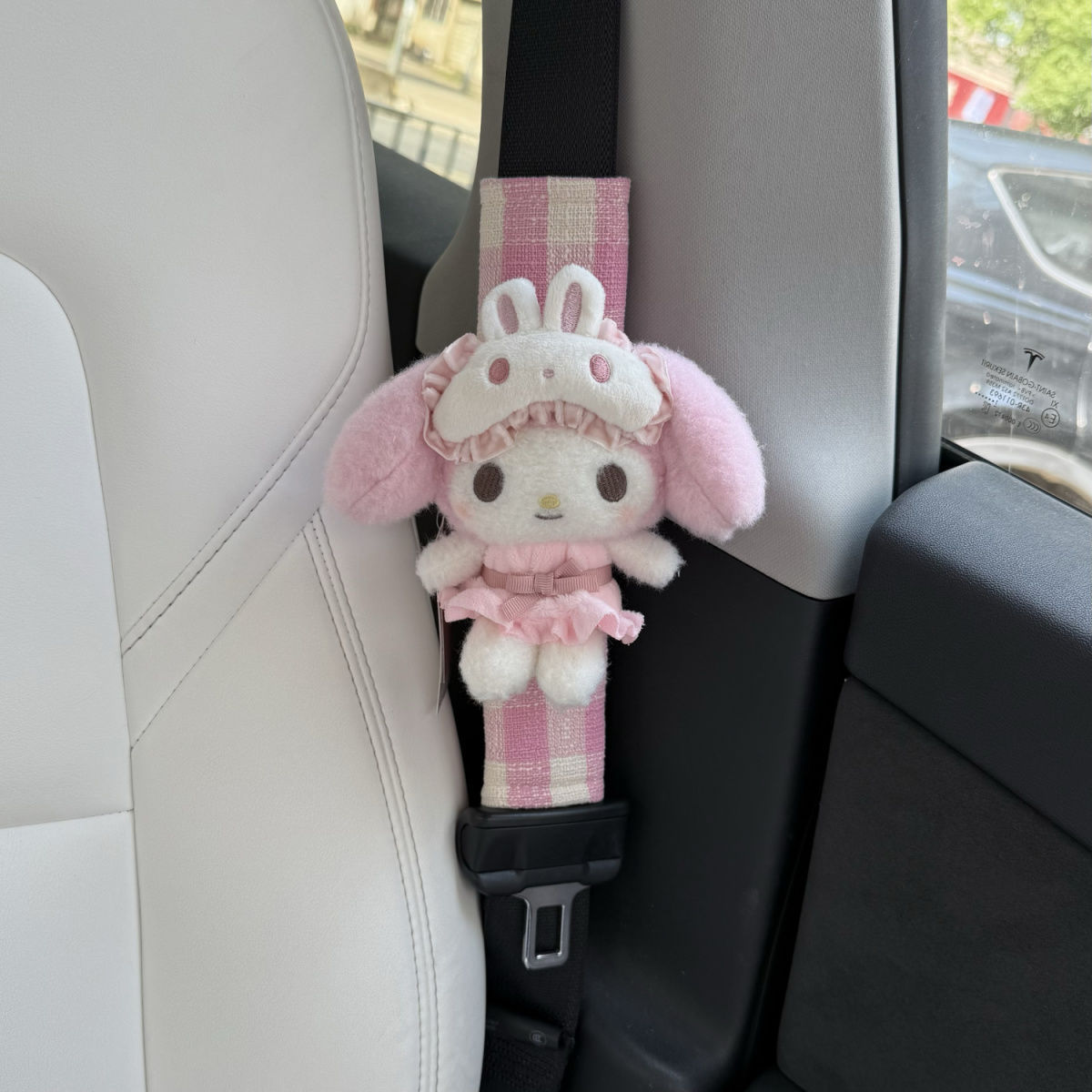 Eye Mask, Melody Car Seatbelt Shoulder Pad, Cute Cartoon Car Decoration, Couple Car Accessories Gift