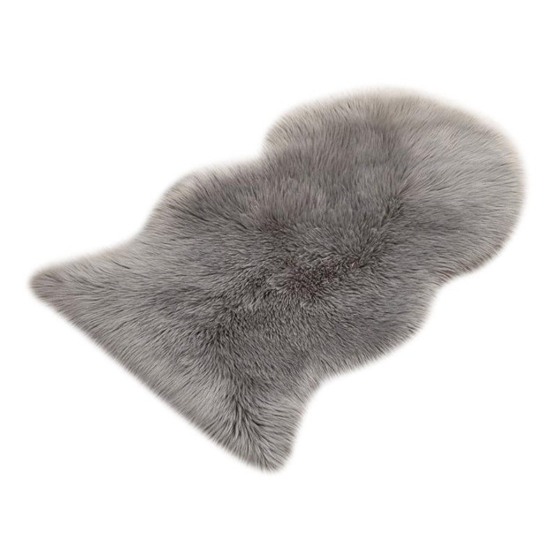 Suministro directo transfronterizo engrosada de lana australiana como alfombra de piel de oveja alfombra de piso decorativa felpa sala de estar cojín fuente fabricante