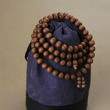 老山檀印度迈索尔檀香佛珠男士念珠2.0手串沉水黑肉10*108颗天然