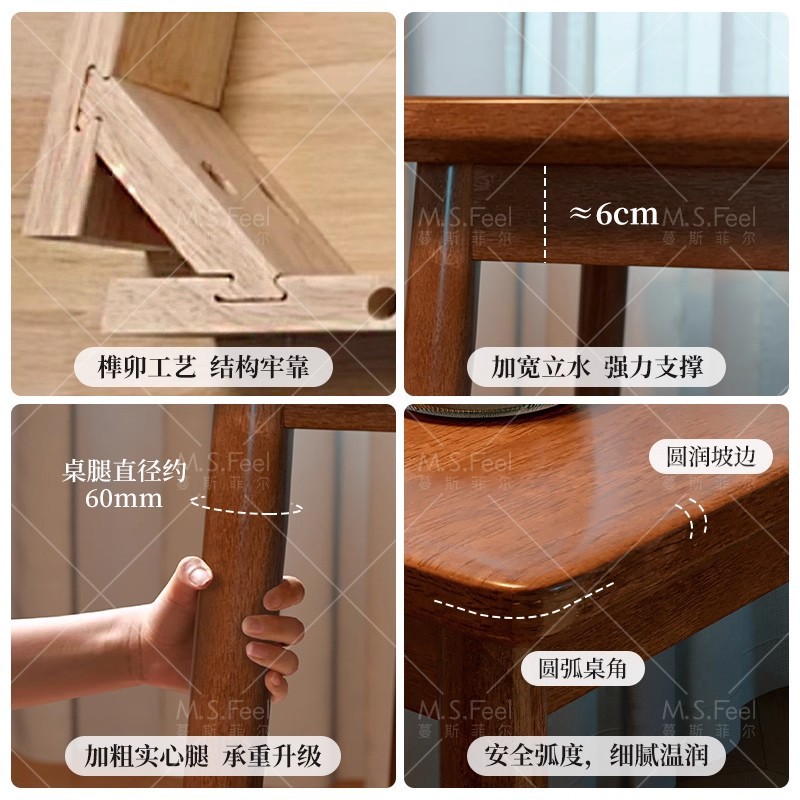 Escritorio de computadora para dos personas dormitorio doméstico contra la pared escritorio de escritorio de escritorio estudiantil tabla de estudio larga escritorio de madera sólida