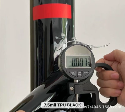 Transparent Protective Film, Car paint protective film - tpu-75mil-bright-black-15m-152m-roll