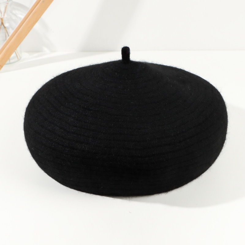 Otoño y invierno de moda de lana Boina niños retro sombrero japonés Inglés elegante sombrero pintor temperamento