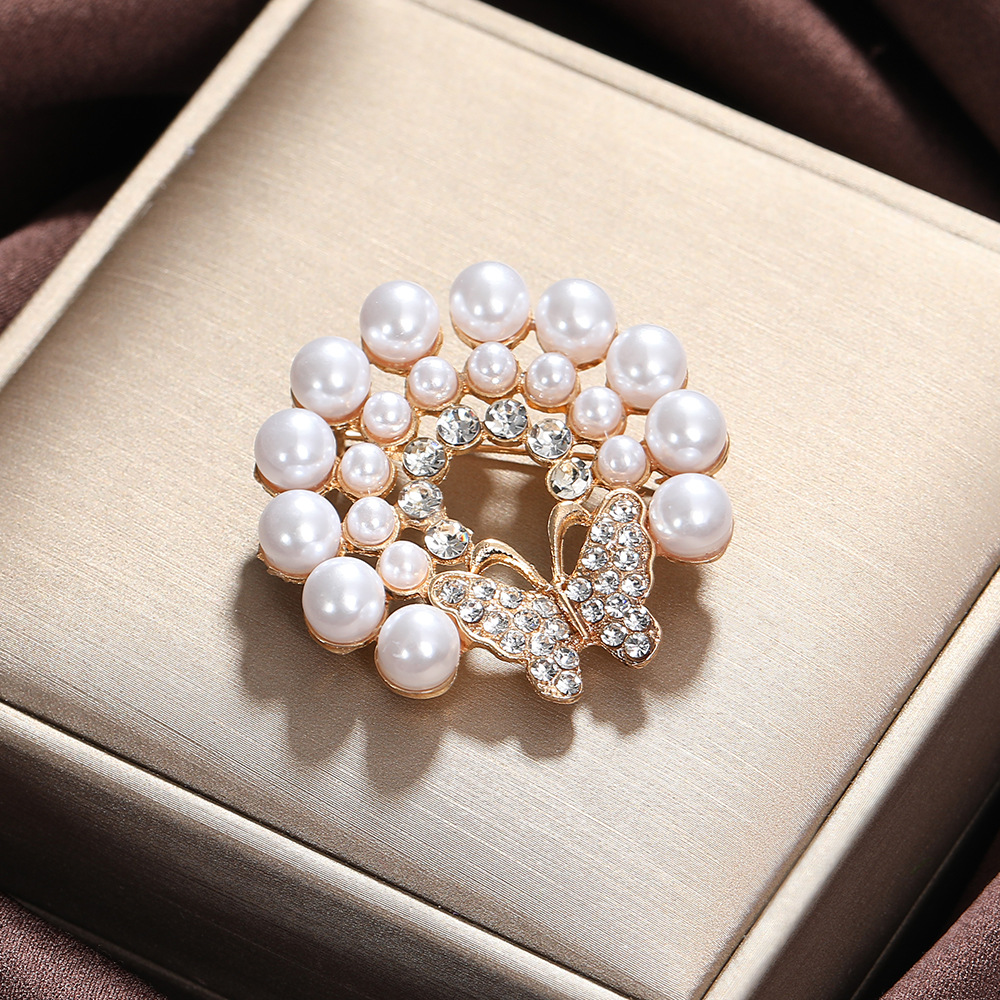 Broche elegante em liga para mulher, acessório de colar sofisticado_voghion.com