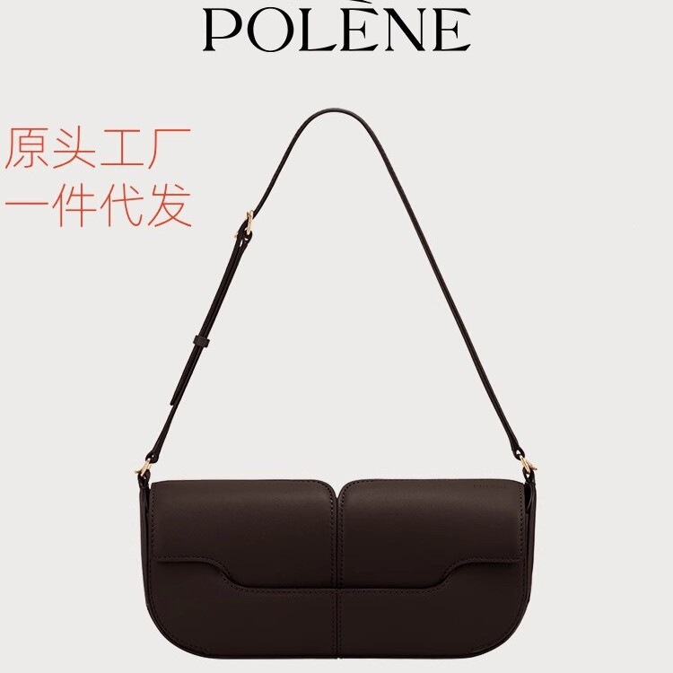 Cross-border bestseller Polene Osmo designer shoulder bag, high-end baguette bag, crossbody bag in stock Cross-border bestseller Polene Osmo designer shoulder bag, high-end baguette bag, crossbody bag in stock