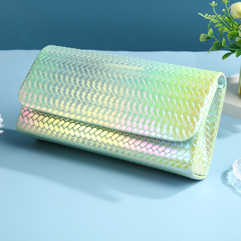 Polyester Solid Color Square Evening Bags display picture 1