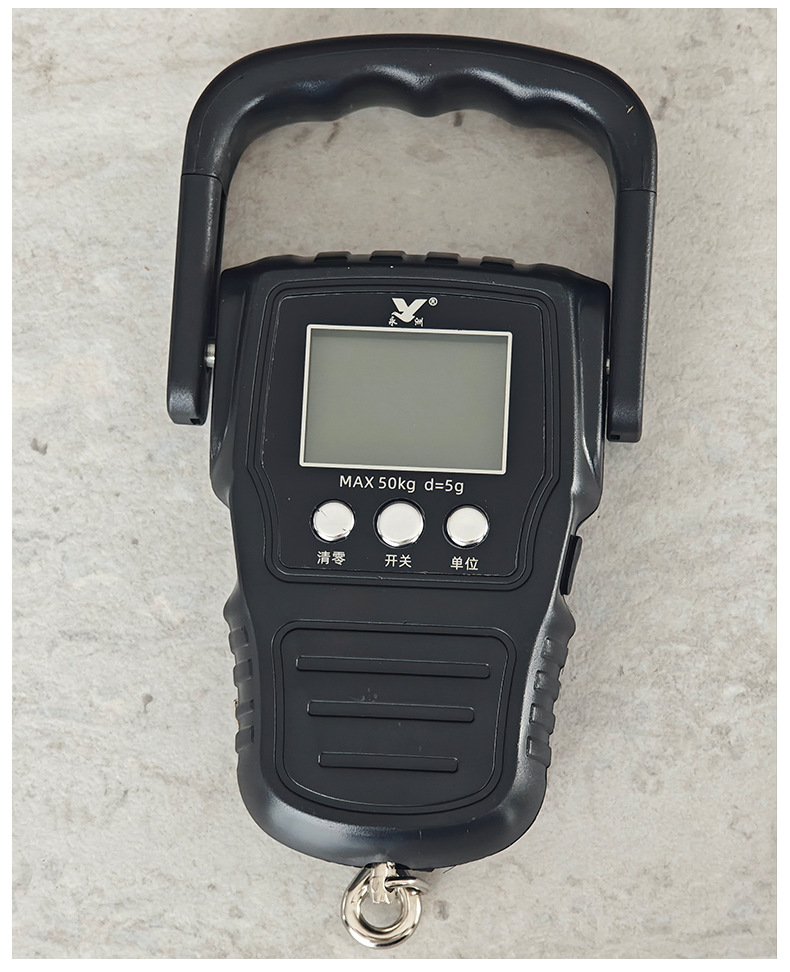 Tragbare Handwaage 50 kg Kapazität mit Haken für den Hausgebrauch, Paketservice und Marktverkauf - neue Promotion mit elektronischer Waage.
