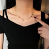 Chain for key bag , fashionable accessory, sophisticated necklace, simple and elegant design, 2023