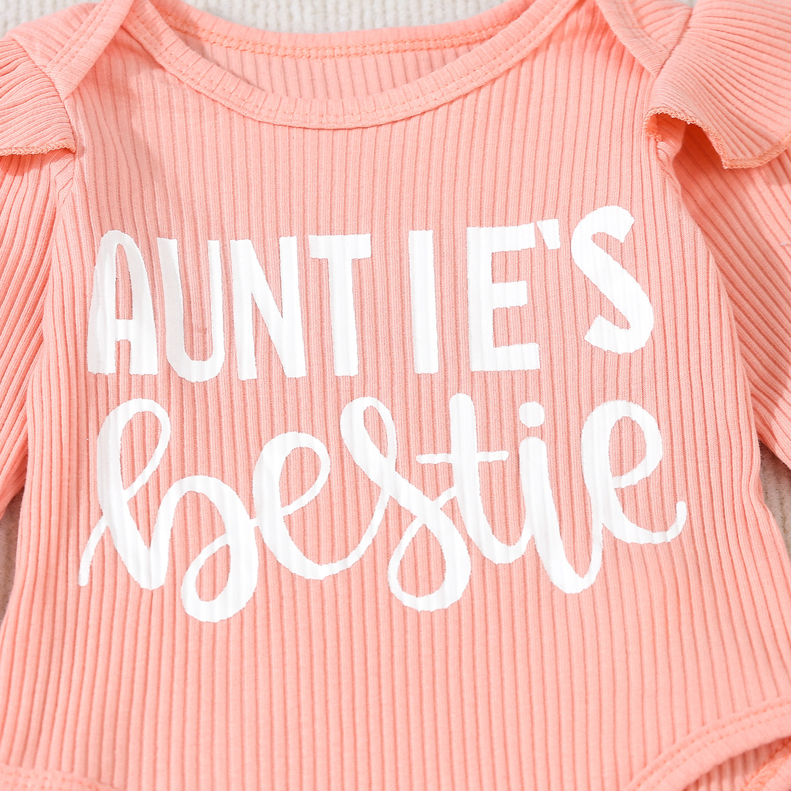 Baby oneie children' clothing, long crawling clothe for infant and young children, two-piece et of bell bottom_voghion.com