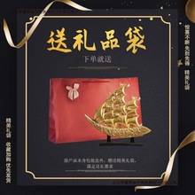 玄关装饰酒柜家居客厅摆件帆船轻奢一帆风顺办公室高包邮