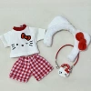 Set, trousers, Chinese hairpin, bag, 4 piece set