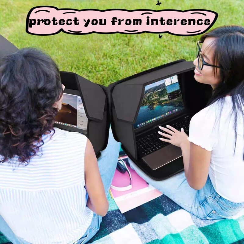 Cross-Border Laptop Sunshade Cover, Laptop Sun Protection, Glare Protection, Privacy Protection, Suitable for Outdoor Use, Foldable Computer Cover Cross-Border Laptop Sunshade Cover, Laptop Sun Protection, Glare Protection, Privacy Protection, Suitable for Outdoor Use, Foldable Computer Cover