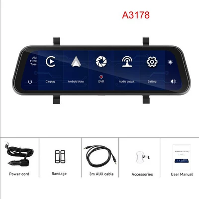 Carplay dashcam 360-degree panoramic Driving recorder