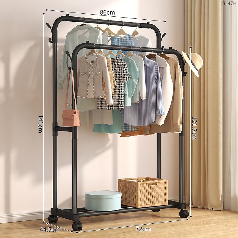 80cm + 블랙 로드 [더블 로드 유니버설 휠]]