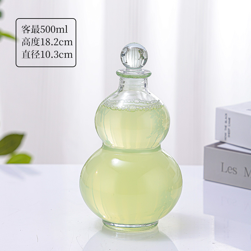 500ml 유리 볼 캡(48개/상자), 투명
