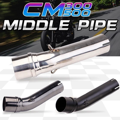 Suitable for Honda motorcycle CM300 CM500X modified mid-section exhaust pipe, Rebel 500 mid-section
